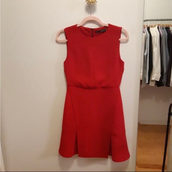 Red Zara sleeveless dress XS - Picture 4 of 6